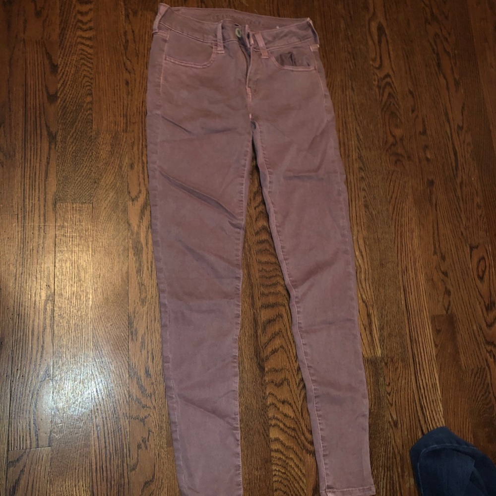 Pink jeans